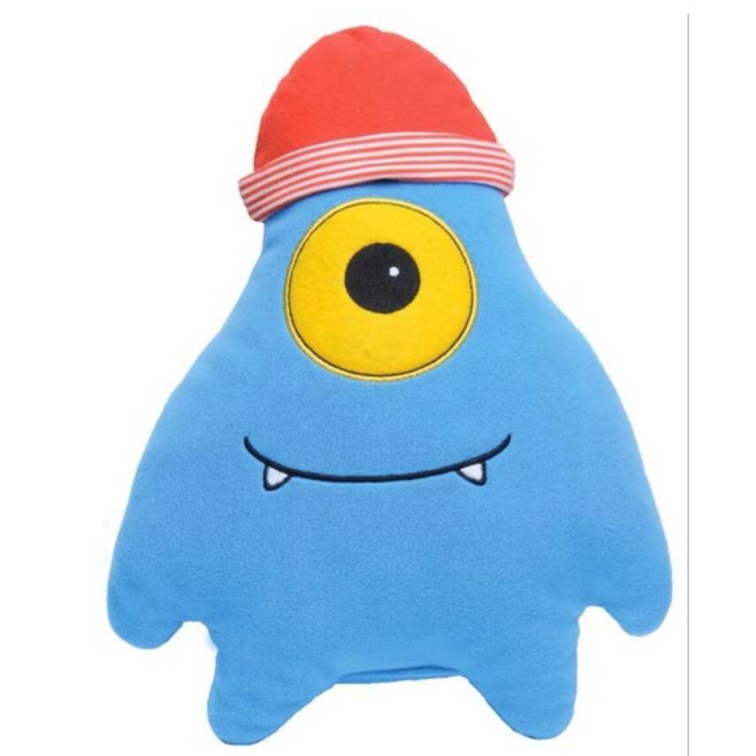 Asya Oyuncak Monster Friend Peluş Oyuncak 4100900-Mavi - 1