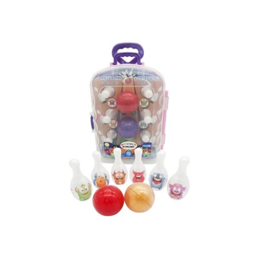 Asya Oyuncak Monsterzz Bavul Bowling Seti Cese-10038 - 1