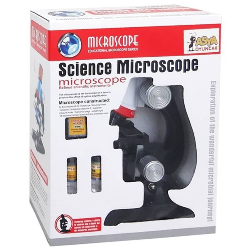 Asya Oyuncak Pilli Mikroskop Seti 02007-C2121 - 1