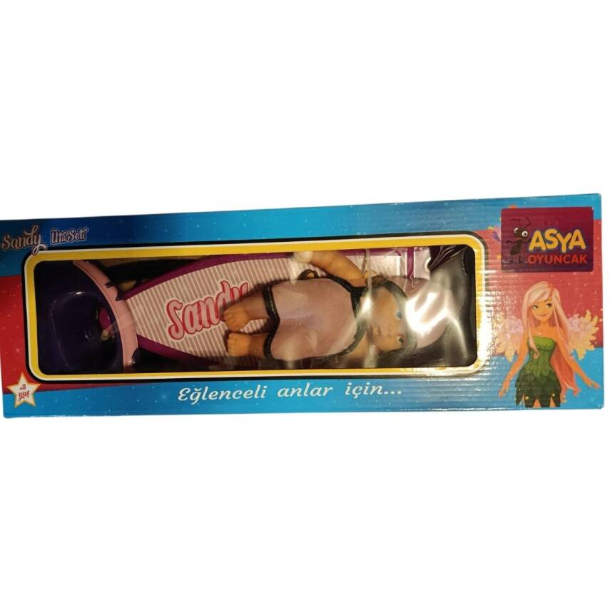 Asya Oyuncak Sandy Bebekli Ütü Seti SMK-003-Pudra - 1