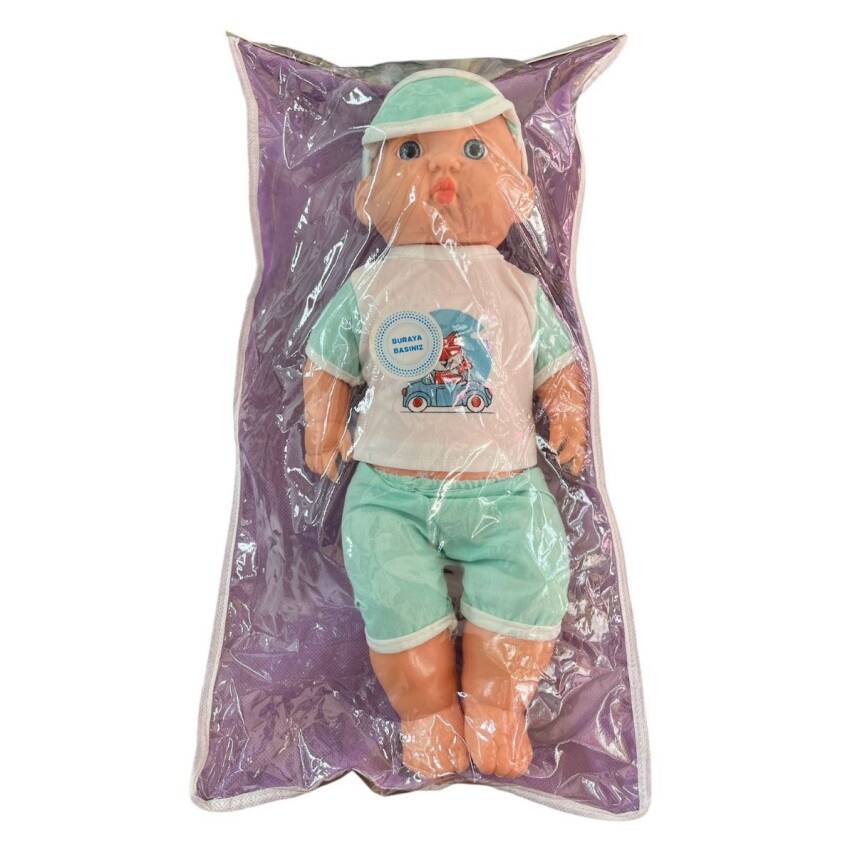 Asya Oyuncak Sesli Asya Bebek 35cm Elf23202-Yeşil - 1