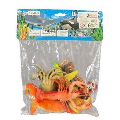 Asya Oyuncak Su Altı Dünyası Hayvan Figürleri 555B-5/6 - 2