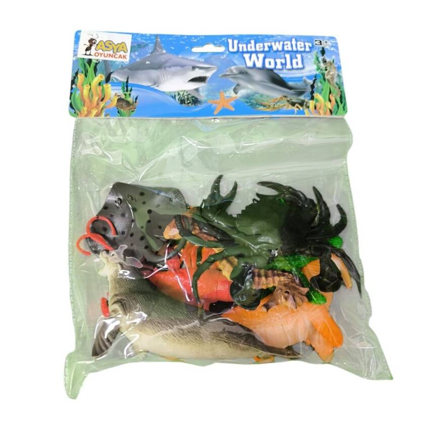 Asya Oyuncak Su Altı Dünyası Hayvan Figürleri 555B-5/6 - 3
