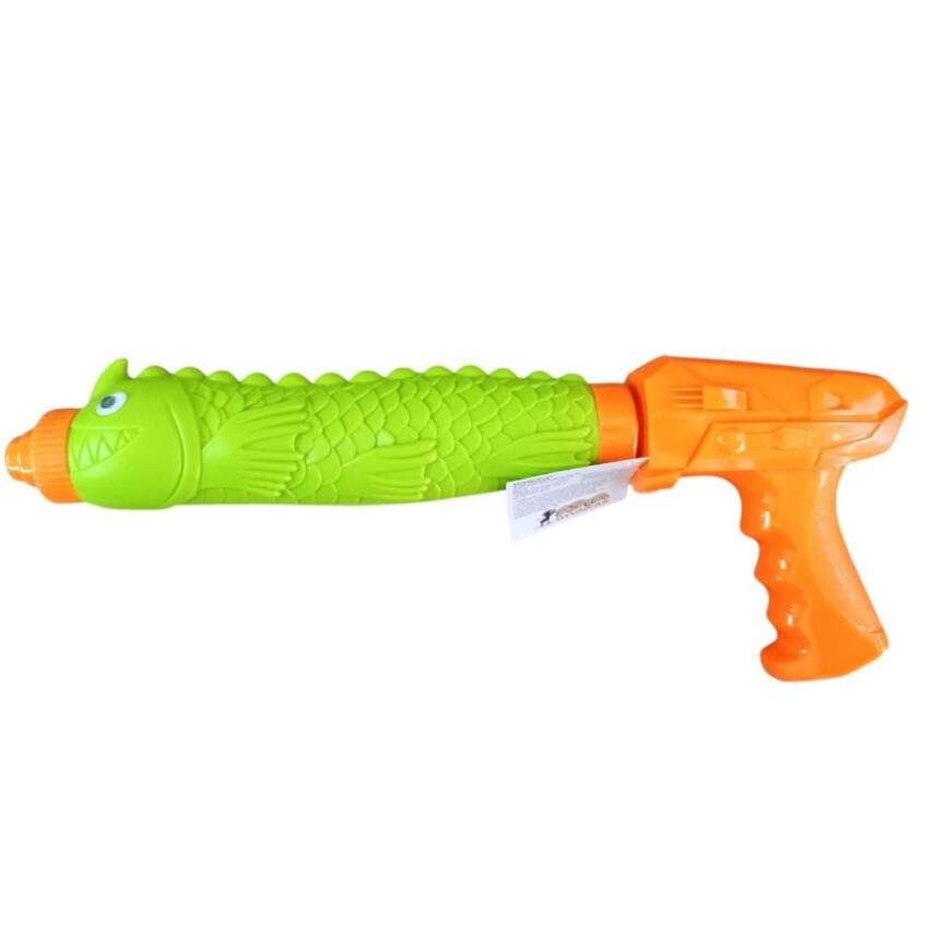 Asya Oyuncak Su Pompası Balık 1116 Yeşil - 1