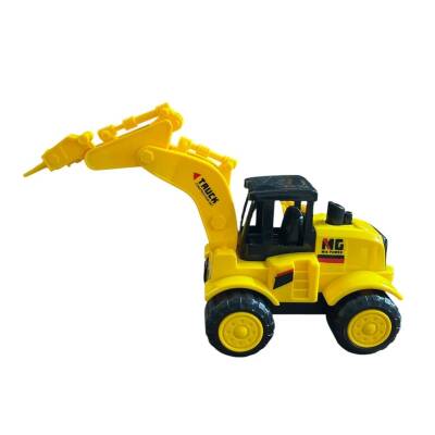 Asya Oyuncak Sürtmeli İnşaat Makineleri 7756S-7-Sarı Kırıcı