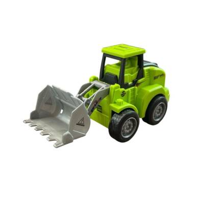 Asya Oyuncak Sürtmeli İş Makinesi 7756S-11-Yeşil Kepçe