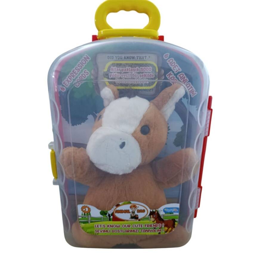 Asya Oyuncak Tekli Bavul Peluş At Cese-10040 - 1