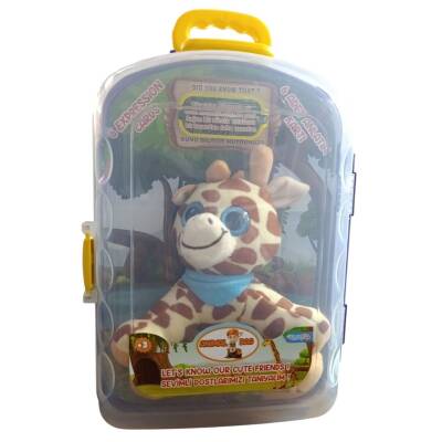 Asya Oyuncak Tekli Bavul Peluş Zürafa Cese-10040