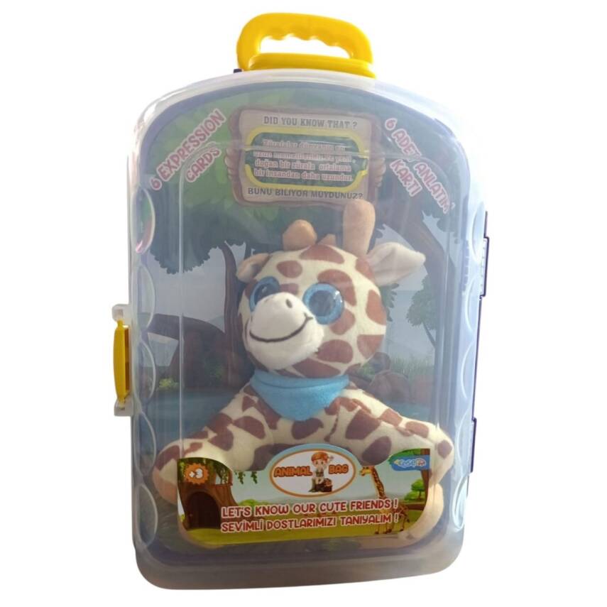 Asya Oyuncak Tekli Bavul Peluş Zürafa Cese-10040 - 1