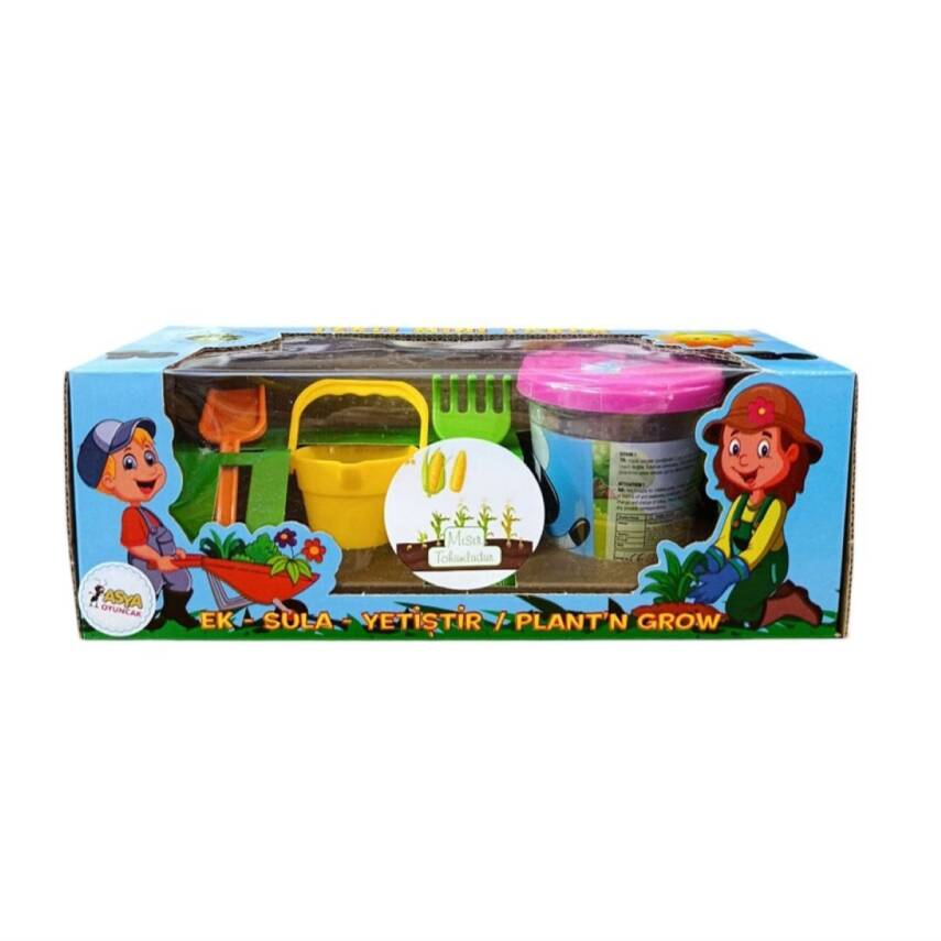 Asya Oyuncak Tekli Mini Tarım Seti Cese-2000 - 1