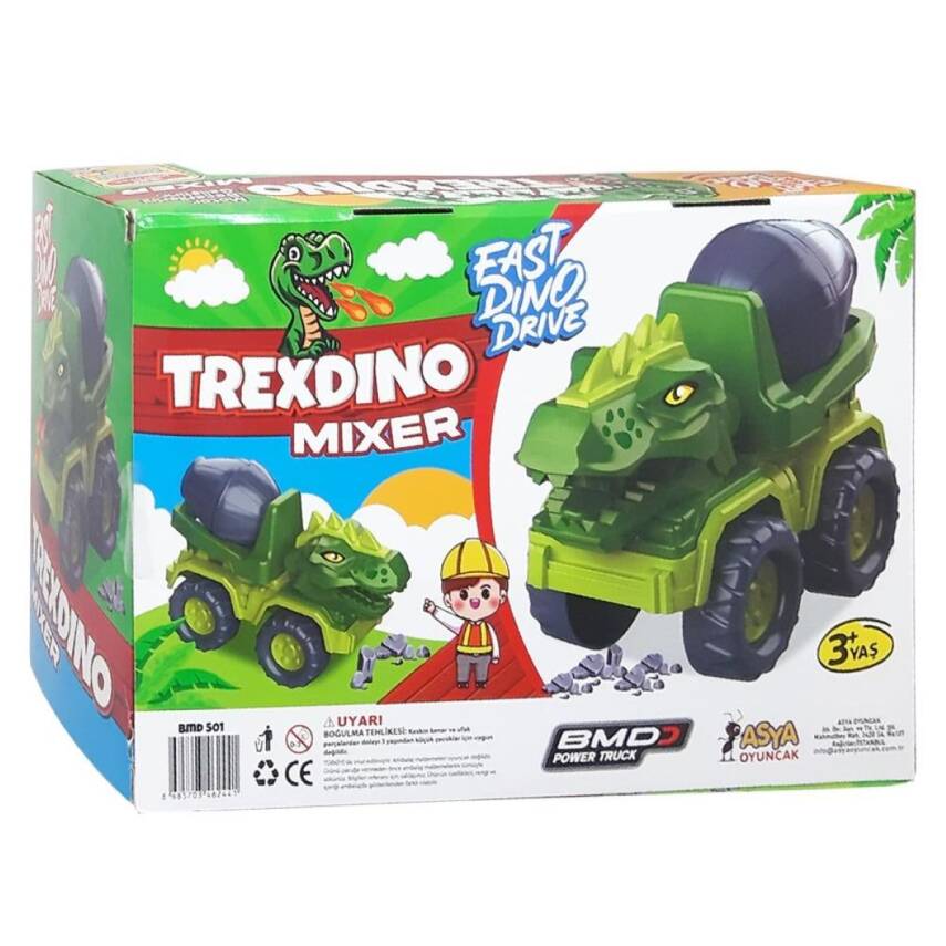 Asya Oyuncak Trex Dino Mixer Kamyon Bmd501 - 3