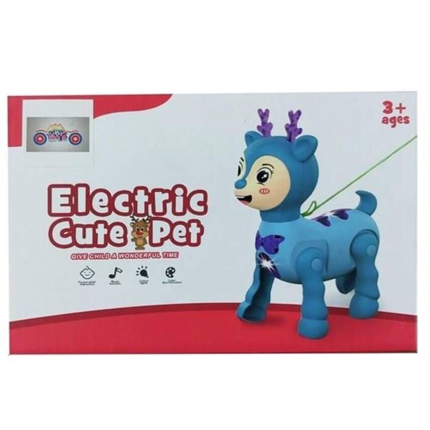 Aya Toys Hareketli Sesli ve Işıklı Sevimli Evcil Hayvanlar Geyik 766-4A - 1