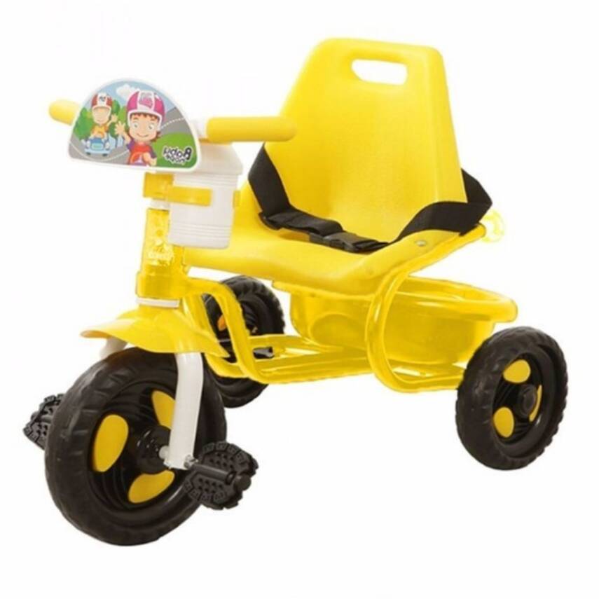 Babyhope Üçteker Prens Bisiklet 101-Sarı/Siyah - 1