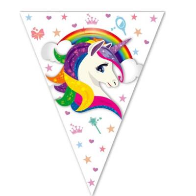 Balonevi Rainbow Unicorn Bayrak Set 2.90 mt