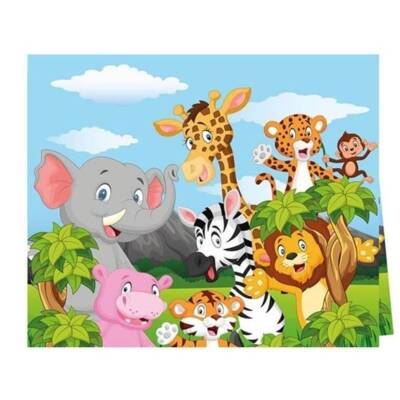 Balonevi Safari Masa Örtüsü 120x180cm