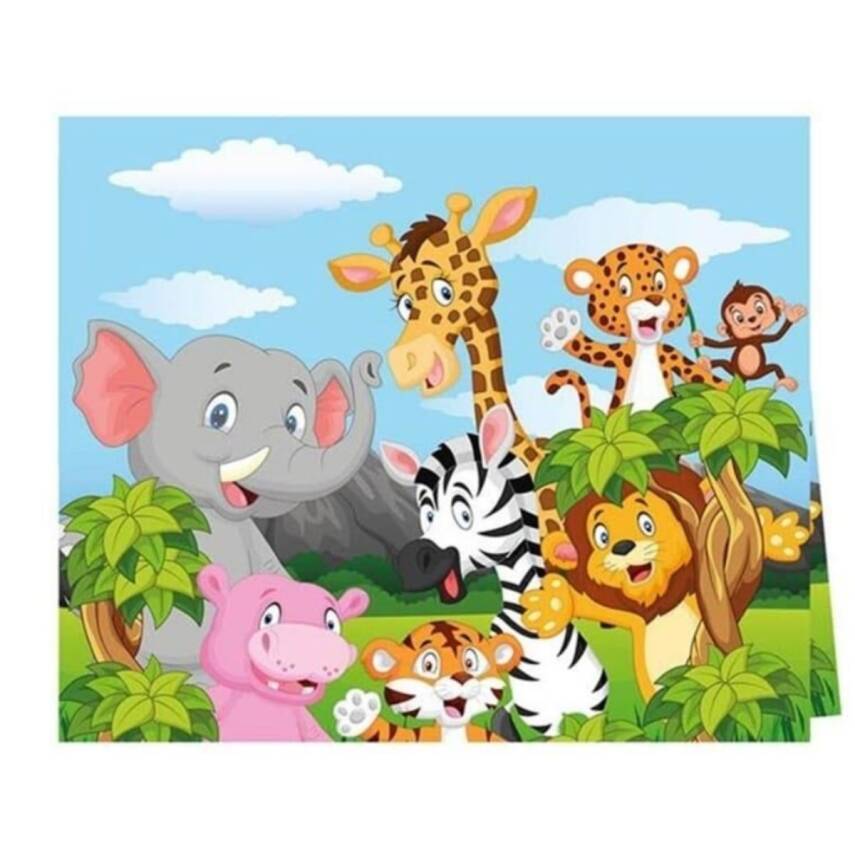 Balonevi Safari Masa Örtüsü 120x180cm - 1