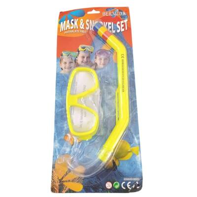 Bermuda Maske Şnorkel Set Ak409-150Bc-Sarı