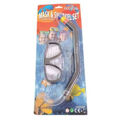 Bermuda Maske Şnorkel Set Ak409-150Bc-Siyah