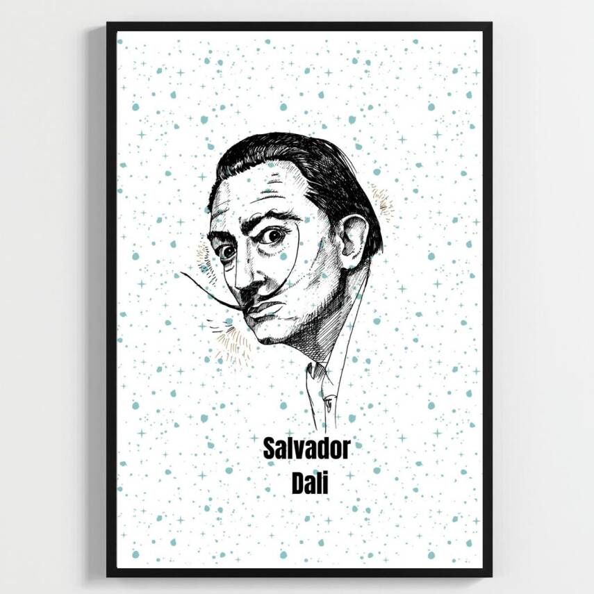 Besay Dali Sürreal Sanat Duvar Posteri-Modern Sanat Estetik Dekoratif A2 Çerçevesiz - 1