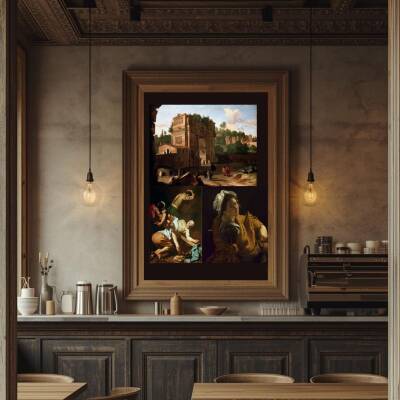 Besay Antik Sanatsal Duvar Posteri-Klasik Sanat Estetik Dekoratif A3 Çerçevesiz - 2