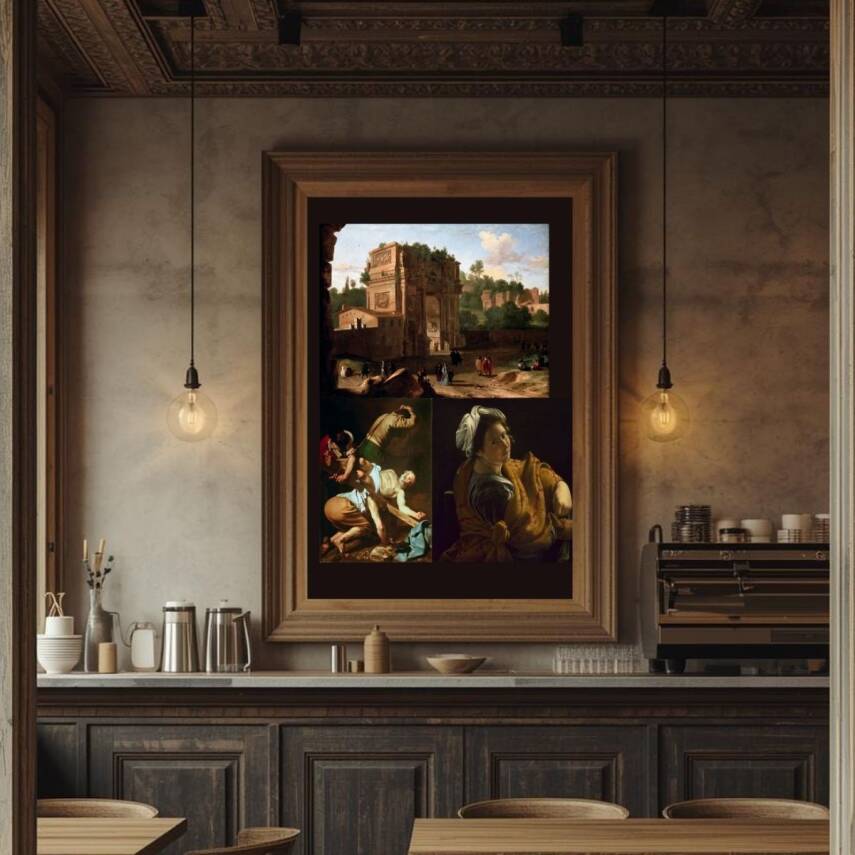 Besay Antik Sanatsal Duvar Posteri-Klasik Sanat Estetik Dekoratif A3 Çerçevesiz - 2