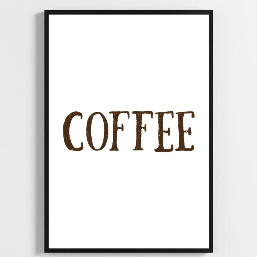 Besay Moka & Espresso | Kahve Köşesi Duvar Dekorasyonu | Esprili Yazılı Kafe Ve Mutfak Posteri | 3'Lü Set A2 Çerçevesiz - 2