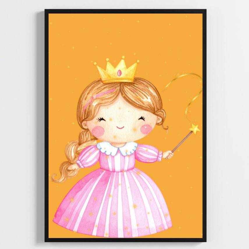 Besay Prensesin Sihri Çocuk Odası Posteri–Dekoratif 3lü Set A4 Çerçevesiz - 2