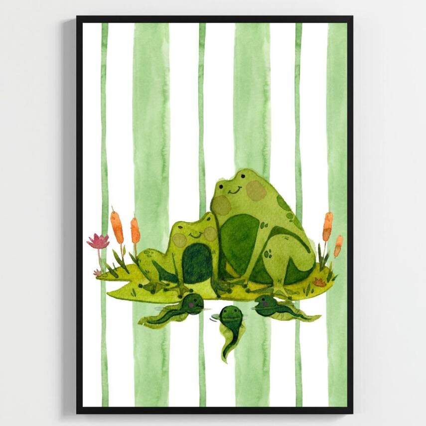 Besay Sevgi Bağı:Sarılan Minik Dostlar Serisi Çocuk Odası Posteri–Dekoratif 3lü Set A3 Çerçevesiz - 3