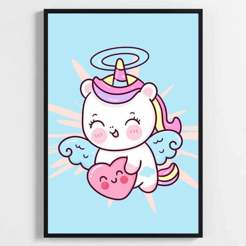 Besay Unicorn Dream Çocuk Odası Posteri–Dekoratif 3lü Set A3 Çerçevesiz - 2