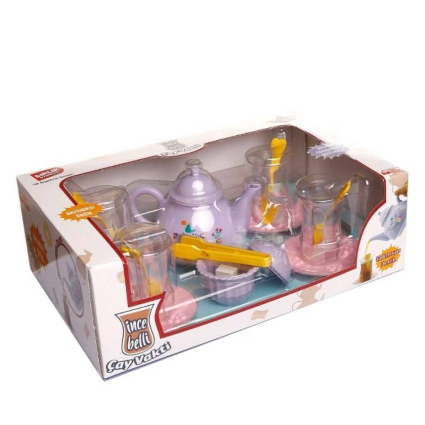 Birlik Oyuncak 22 Parça Kutulu İnce Belli Çay Vakti Seti Urt011-001 - 5