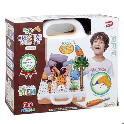 Birlik Oyuncak 3d Matkap Seti Sök Tak Dinozorlar Urt014-004