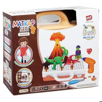 Birlik Oyuncak 3d Matkap Seti Sök Tak Dinozorlar Urt014-004 - 2