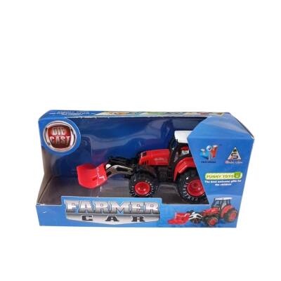 Birlik Oyuncak Çekbırak Metal Dozer Traktör 8004-1 - 3