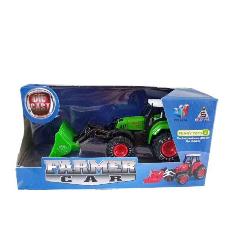 Birlik Oyuncak Çekbırak Metal Dozer Traktör 8004-1 - 1