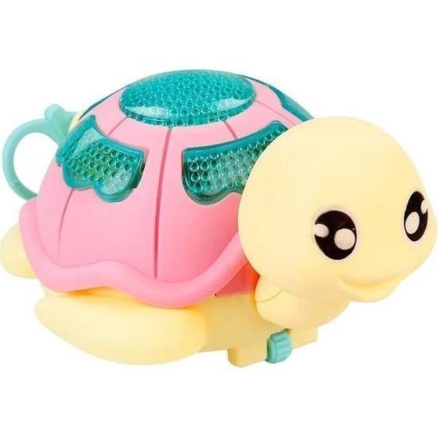 Birlik Oyuncak İpli Çekmeli Pilli Sevimli Kaplumbağa Ly2226-A1-Sarı - 1