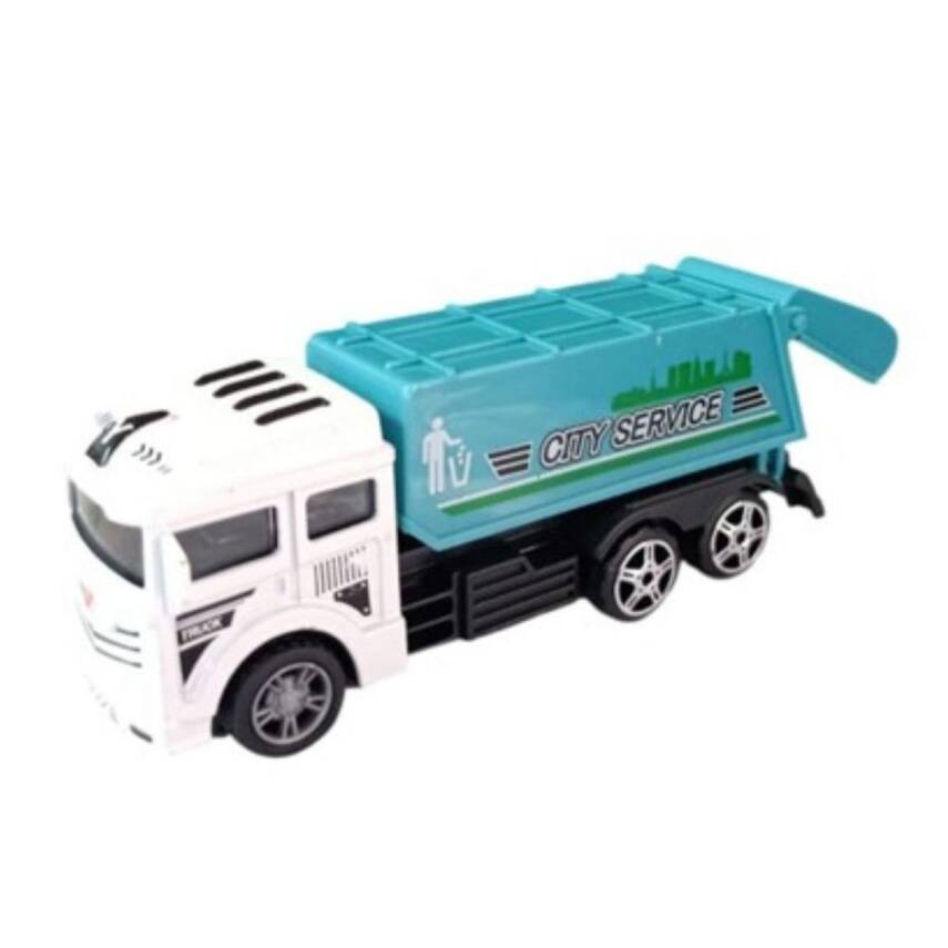 Birlik Oyuncak Sürtmeli Metal Asorti Çöp Kamyonu 669-65 - 1