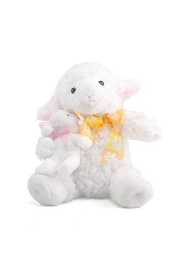 Birlik Oyuncak Türkçe Masal Anlatan Yavrulu Kuzu Peluş M1117526 - 2