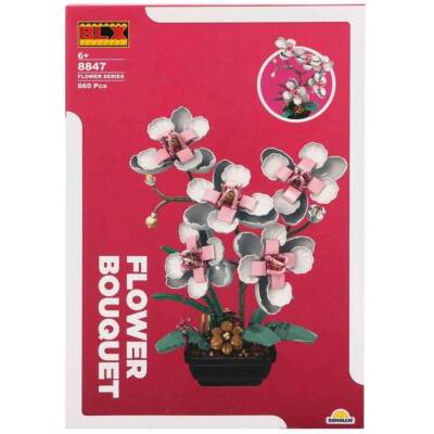 Blx Orkide Buketi Yapım Seti 8847 - 4