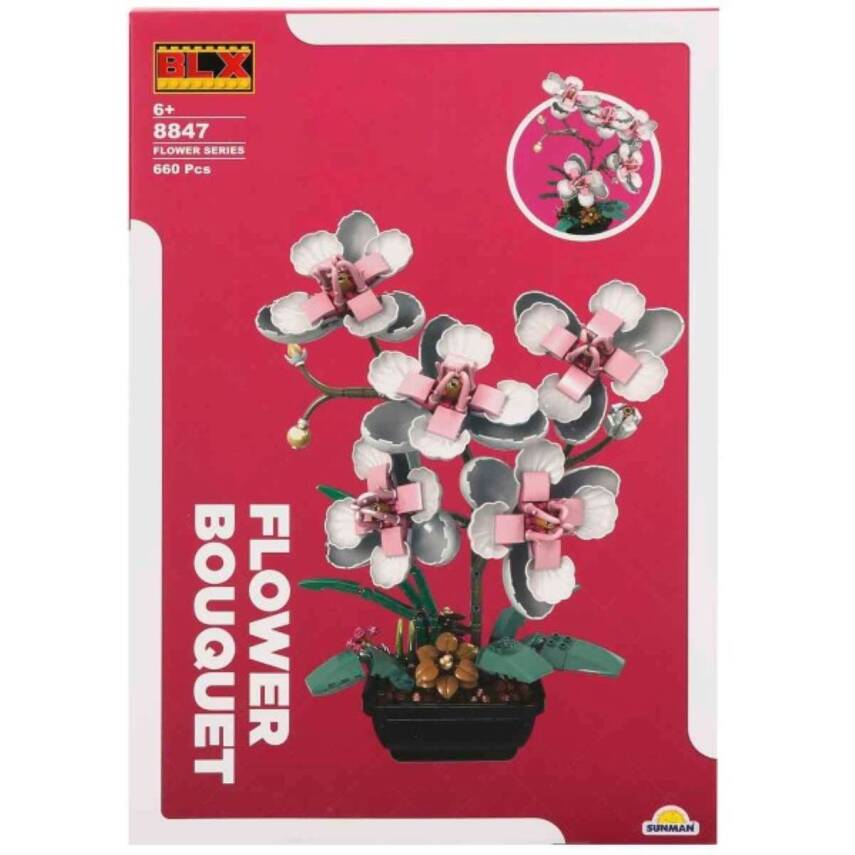 Blx Orkide Buketi Yapım Seti 8847 - 4