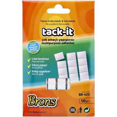 Brons Tack-it 50gr Çok Amaçlı Yapıştırıcı Br-420