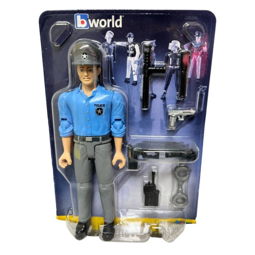 Bruder Jeep Wrangler UR Polis Aracı Ve Memur 02526 - 3