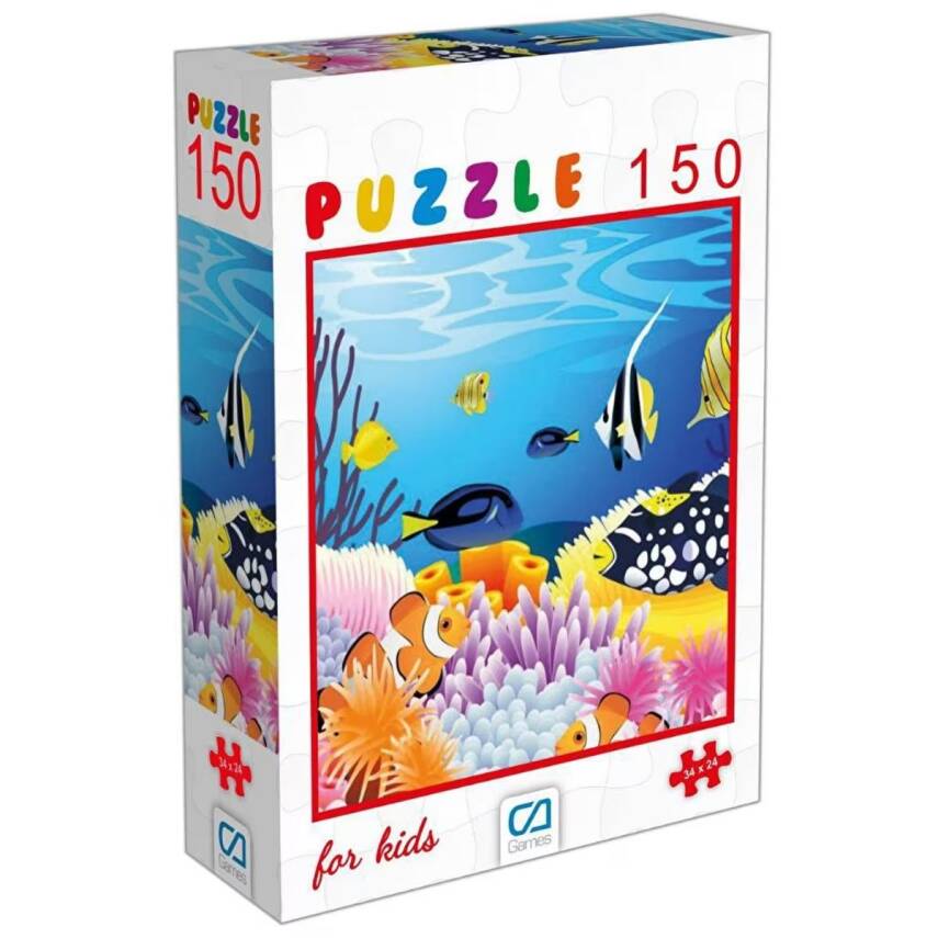 Ca Games Balıklar Puzzle 150 Parça CA.6106 - 1