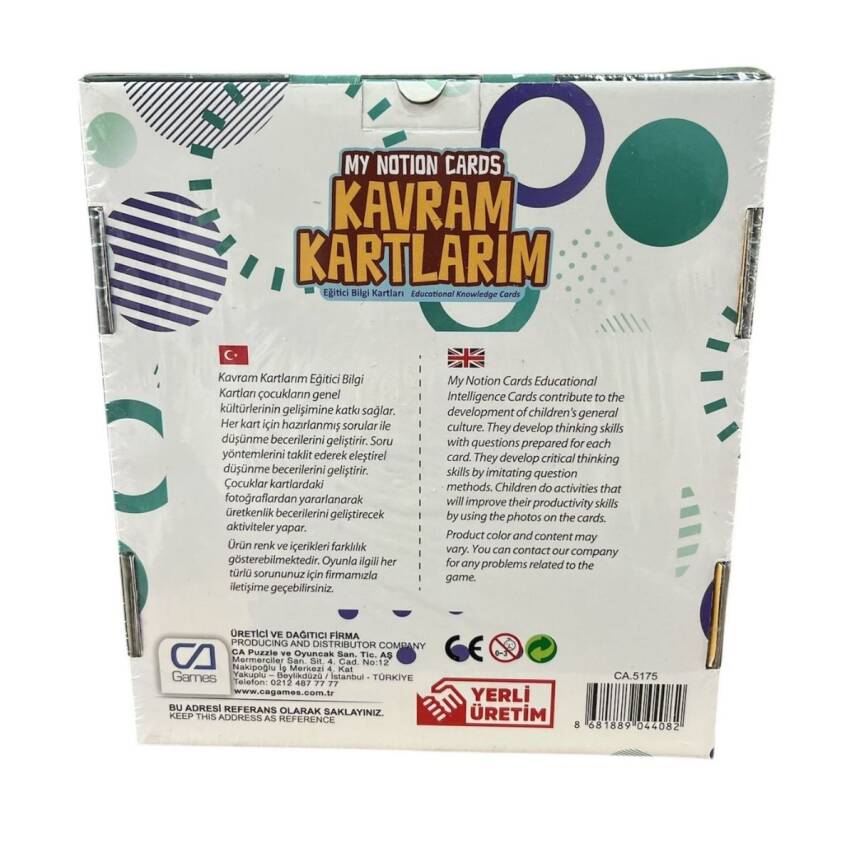 Ca Games Kavram Kartları CA.5175 - 2