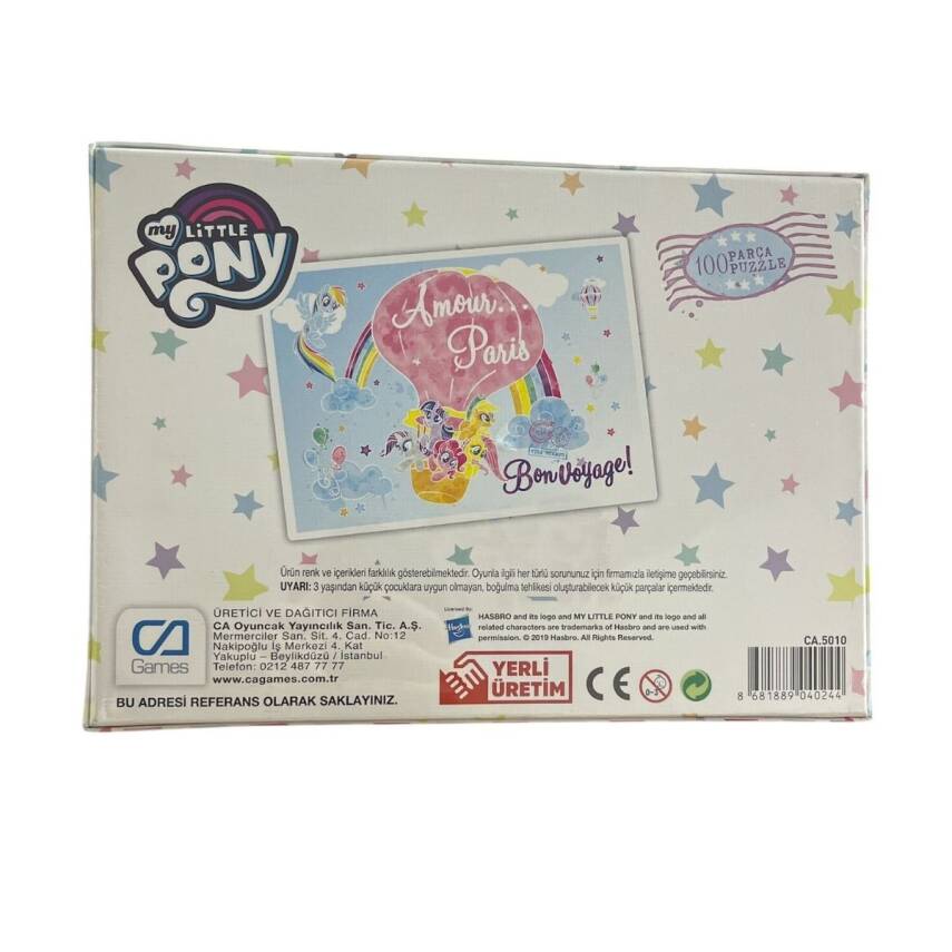 Ca Games My Little Pony 100 Parça Kız Çocuk Puzzle CA.5010 - 2