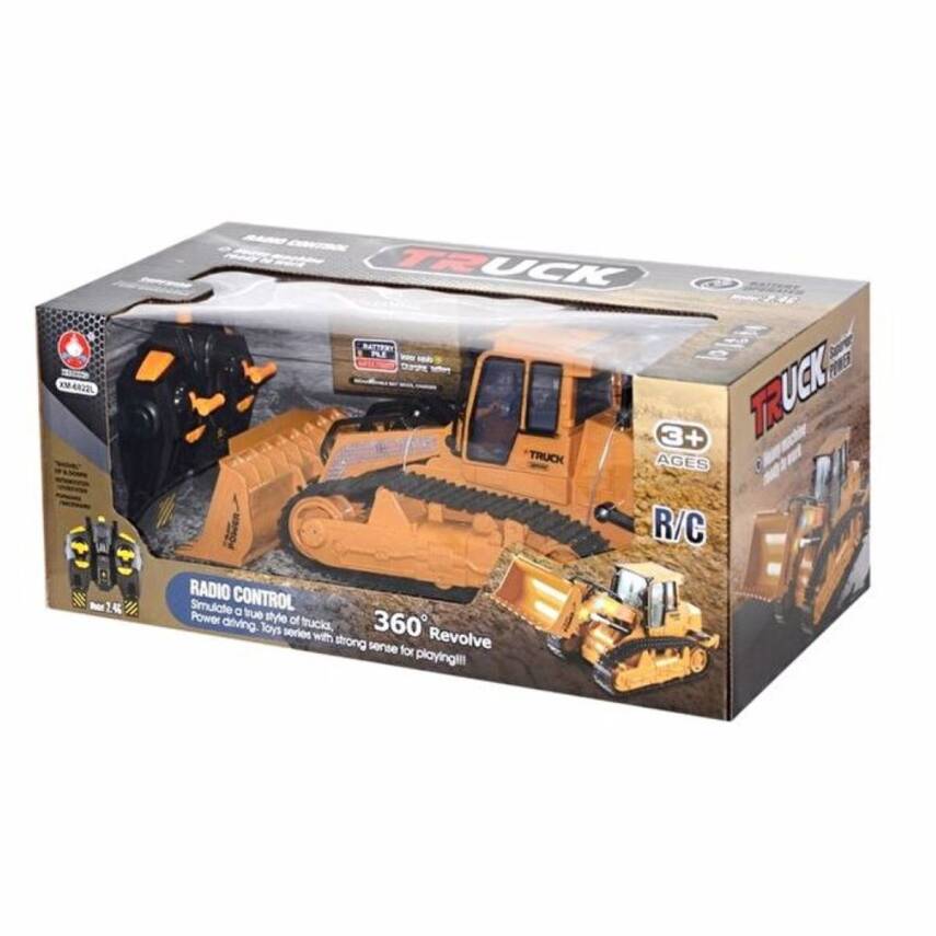Can Ali Toys Kumandalı Şarjlı Paletli Buldozer XM-6822L - 1