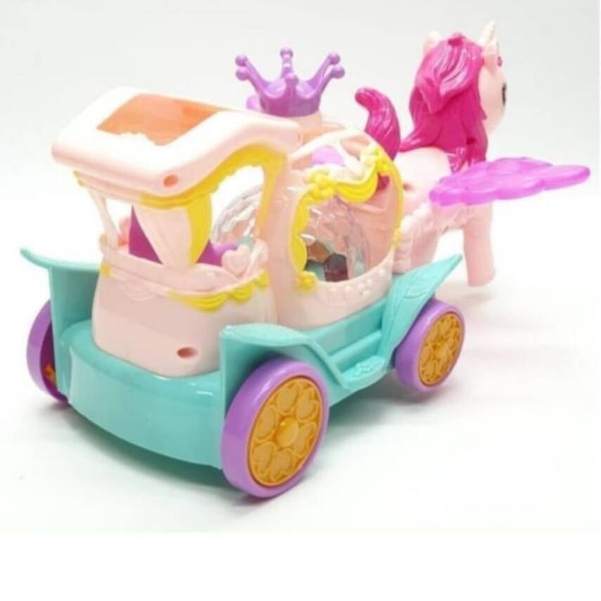 Can Ali Toys Pilli Işıklı Sesli Fayton JD193-3A - 3