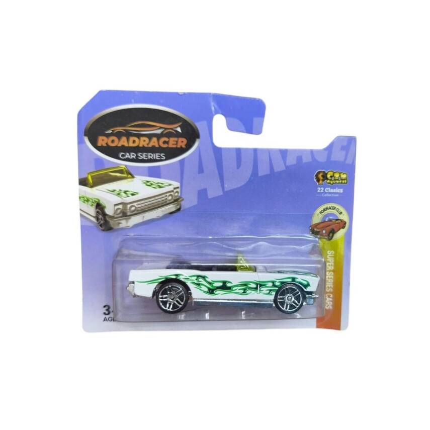 Can Oyuncak Kartela Road Racer Model Araba Tekli Cn1912-Beyaz - 1
