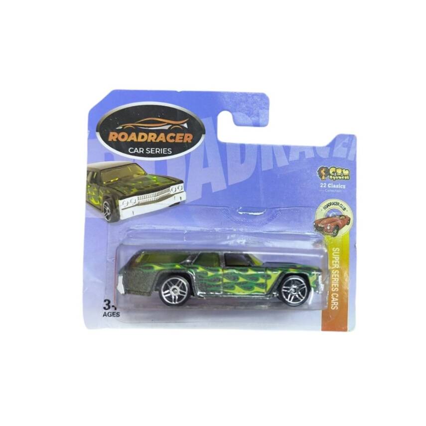 Can Oyuncak Kartela Road Racer Model Araba Tekli Cn1912-Yeşil - 1