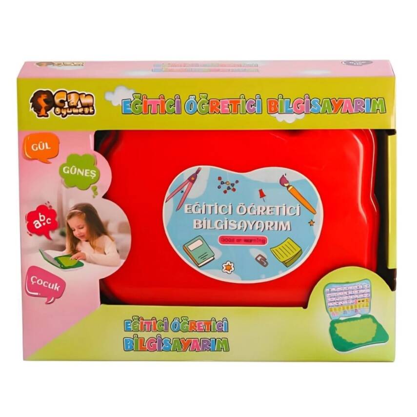 Can Oyuncak Kutulu Türkçe Laptop Cn1921-Kırmızı - 1