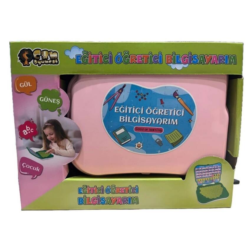 Can Oyuncak Kutulu Türkçe Laptop Cn1921-Pembe - 1
